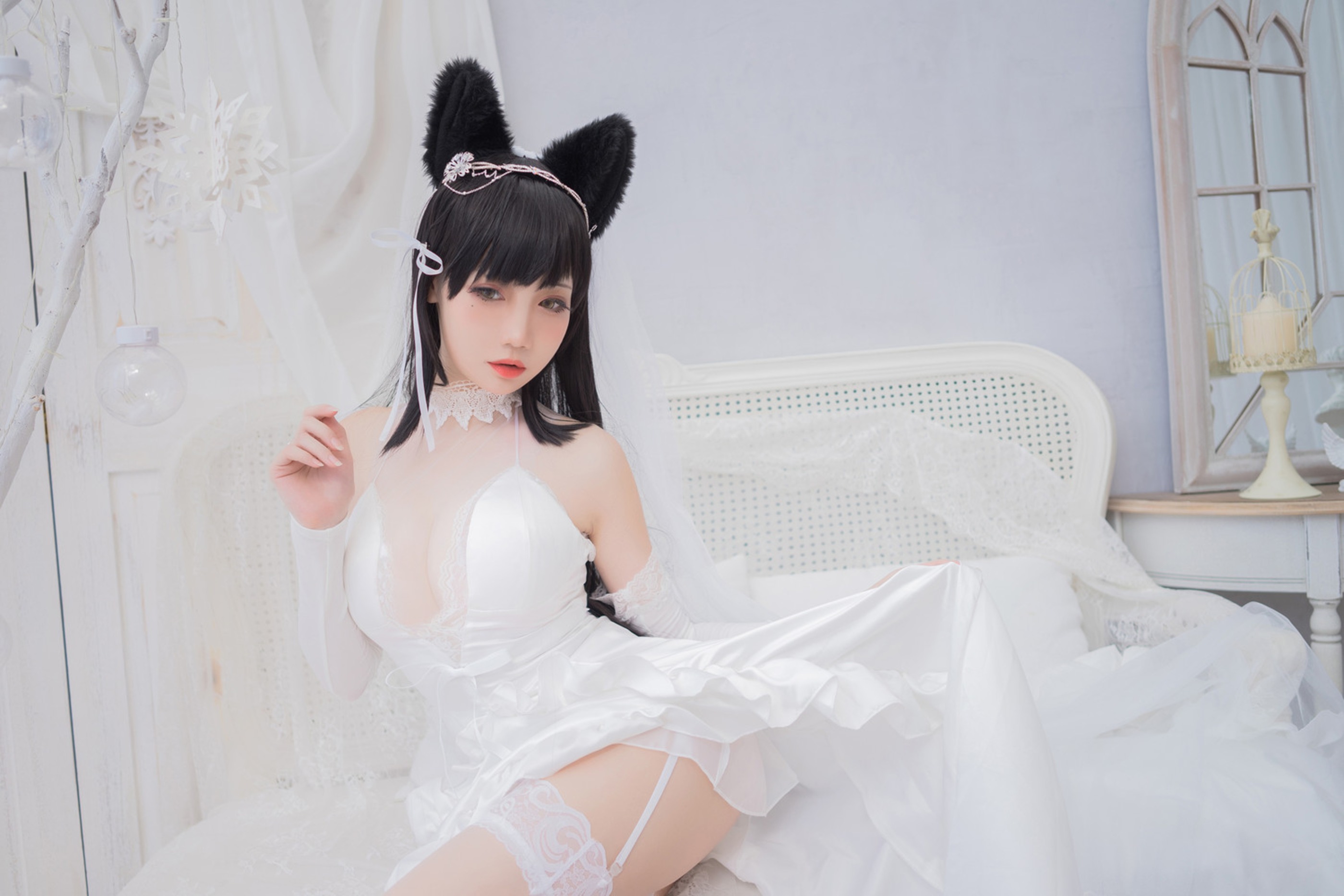 图片[1]-焖焖碳 – NO.045 碧蓝航线 爱宕花嫁[20P]-XikXak